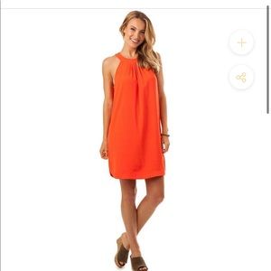 Southern Tide orange dress